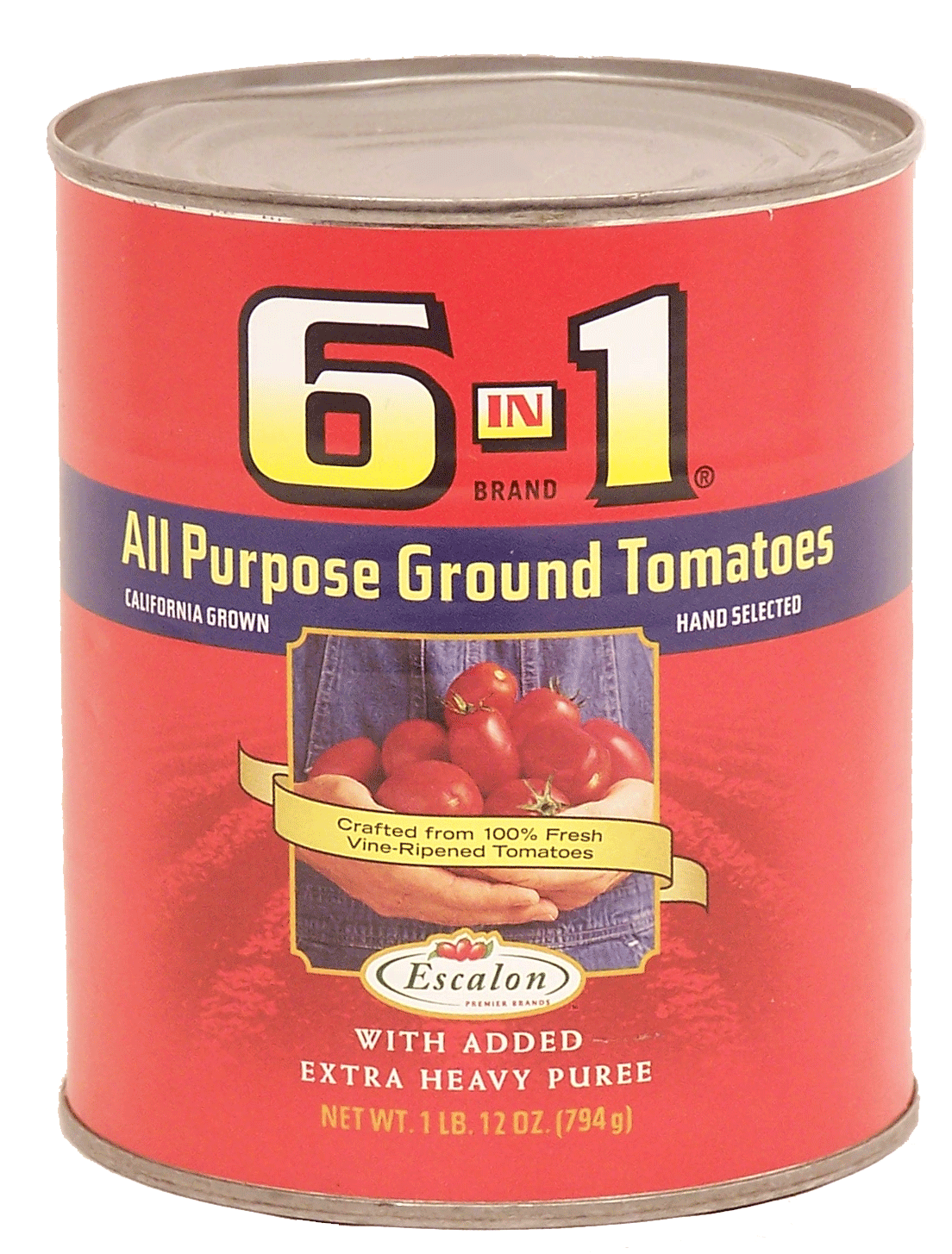 6 in 1 Brand&nbsp;&nbsp;all purpose ground tomatoes, with added extra heavy puree Full-Size Picture